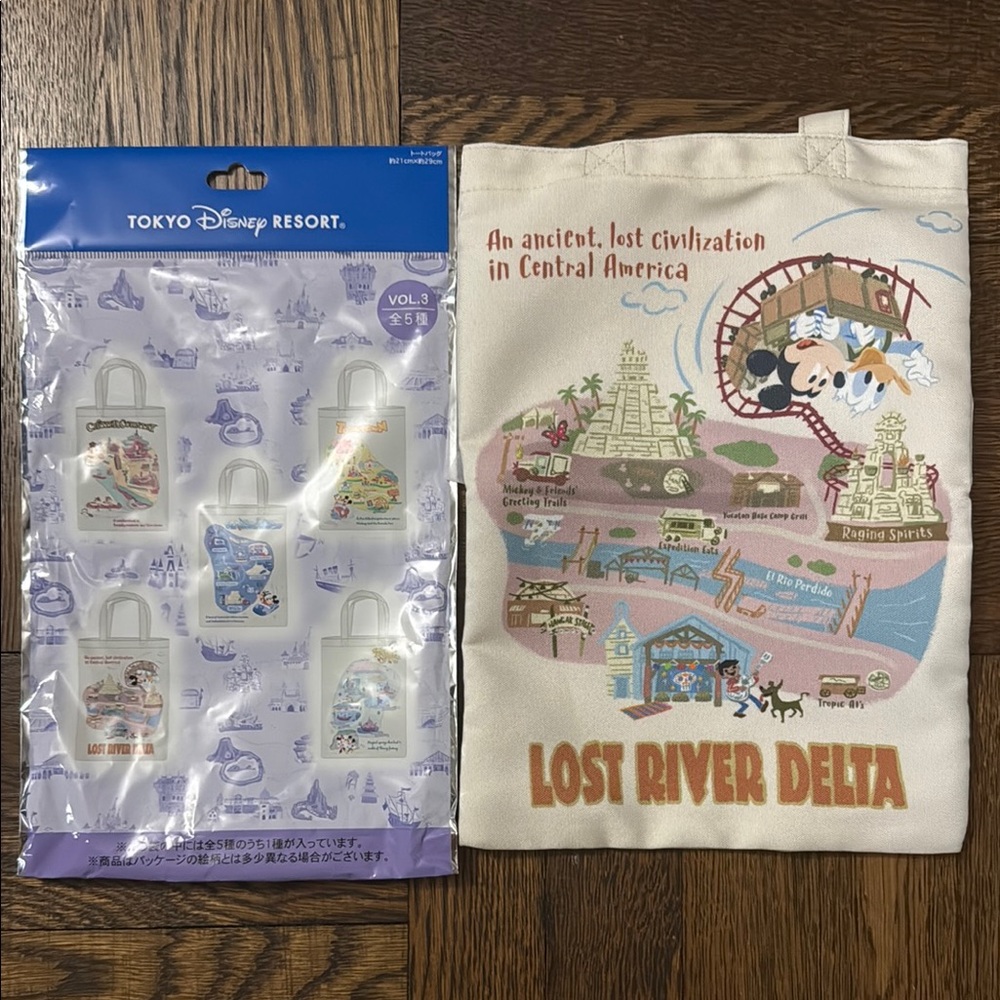 Tokyo Disney Resort Lost River Delta Tote